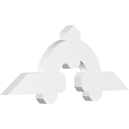 Ekena Millwork Ericson Architectural Grade PVC Gable Bracket, 36"W x 13 1/2"H x 2"D x 4"F, 9/12 Pitch GBP036X14X0204ERI00
